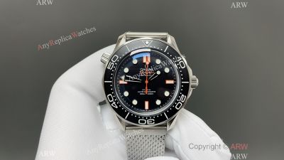 Omega Seamaster 300m 42mm 8806 Movement Black Face SS Band Watch